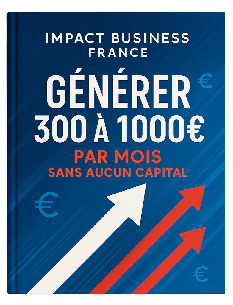 Ebook : Générer entre 300 et 1000€ par mois sans aucun capital